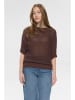 NÜMPH Sweter "Nuerikka" w kolorze brązowym