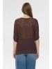 NÜMPH Pullover "Nuerikka" in Braun