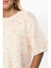 NÜMPH Pullover "Nunepsa" in Creme/ Bunt