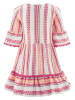 happy girls by Eisend Kleid in Creme/ Pink