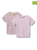Wheat 2er-Set: Shirts in Lila/ Creme