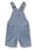 Wheat Jeanslatzhose "Lykke" in Blau/ Weiß