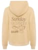 Zwillingsherz Hoodie "Sunday Coffee Club" beige