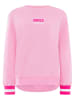 Zwillingsherz Sweatshirt "Smile Everyday" in Rosa