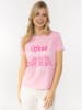 Zwillingsherz Shirt "Yoga Club" in Pink