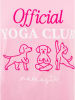 Zwillingsherz Shirt "Yoga Club" in Pink
