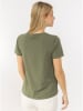 Zwillingsherz Shirt "Yoga Club" in Khaki