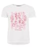 Zwillingsherz Shirt "Beach Club" in Weiß