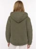 Zwillingsherz Sweatjacke "Endless Love" in Khaki