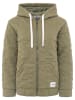 Zwillingsherz Sweatjacke "Endless Love" in Khaki