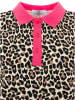 Zwillingsherz Poloshirt "Leo" in Beige/ Hellbraun/ Pink
