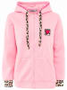 Zwillingsherz Sweatjacke "Wild Heart" in Pink