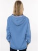 Zwillingsherz Sweatjacke "Wild Heart" in Blau