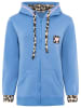 Zwillingsherz Sweatvest "Wild Heart" blauw