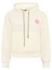 Zwillingsherz Hoodie "Good Vibes Only Patch" crème