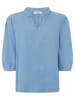 Zwillingsherz Bluse in Blau