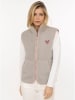 Zwillingsherz Teddybodywarmer "Leo Herzpatch" grijs
