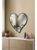 ABERTO DESIGN Lustro w kolorze czarnym - 44 x 48 cm