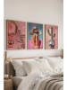 ABERTO DESIGN 3er-Set: Gerahmte Kunstdrucke