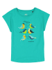Jack Wolfskin Koszulka "Tweeting Birds" w kolorze turkusowym