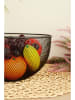 Violeta Home Obstkorb in Schwarz - (H)14 x Ø 25,5 cm
