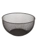 Violeta Home Koszyk w kolorze czarnym na owoce - wys. 14 x Ø 25,5 cm