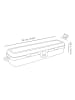 Violeta Home 6er-Set: Make-Up-Organizer in Transparent - (B)24 x (H)4,5 x (T)7 cm