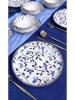 Violeta Home 18-delige combiservies wit/blauw