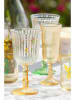 Violeta Home 4er-Set: Weingläser in Gelb/ Grün - 240 ml