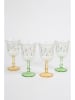 Violeta Home Kieliszki (4 szt.) w kolorze żółto-zielonym do wina - 240 ml
