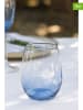 Violeta Home 4-delige set: glazen blauw - 570 ml