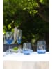 Violeta Home 4-delige set: glazen blauw - 570 ml