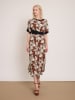 BGN Kleid in Hellbraun/ Creme