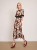 BGN Kleid in Hellbraun/ Creme