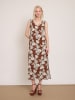 BGN Kleid in Hellbraun/ Creme