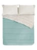 BASIC GOOD NIGHT Bedsprei "Basic" mintgroen/crème
