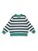 Sense Organics Sweatshirt "Dari" in Creme/ Dunkelblau