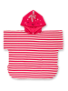 Sense Organics Badeponcho "Alvi" in Rot/ Creme