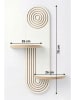 Scandinavia Concept Wandmeubel wit/beige - (B)26 x (H)35 x (D)13 cm