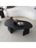 Scandinavia Concept Couchtisch "Nova" in Schwarz - (B)100 x (H)35 x (T)60 cm 