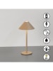 FH Lighting LED-Außenleuchte "Prato" in Beige - (H)25 x Ø 12,5 cm