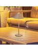 FH Lighting LED-Außenleuchte "Prato" in Beige - (H)25 x Ø 12,5 cm