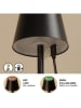 FH Lighting LED-Außenleuchte "Salerno" in Schwarz - (H)20 x Ø 8 cm