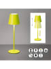 FH Lighting LED-Außenleuchte "Viletto" in Limette - (H)36 x Ø 11 cm