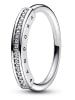 Pandora Silber-Ring mit Edelsteinen