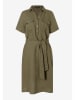 More & More Leinen-Kleid in Khaki