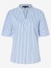 More & More Blouse lichtblauw/wit