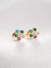 Lodie Silver Oorstekers met edelstenen