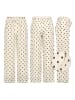 Sublevel Hose in Creme/ Dunkelbraun