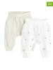 COOL CLUB 2er-Set: Sweathosen in Beige/ Weiß